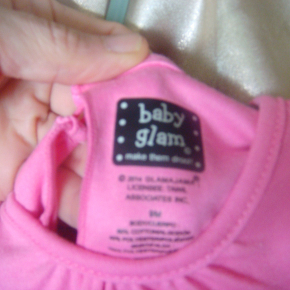 Girls 9M CROWN KEEP CALM BE GLAM Dress Zebra Mesh - Picture 4 of 6